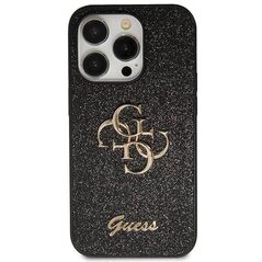 Original Case IPHONE 11 / XR Guess Hardcase Glitter Script Big 4G (GUHCN61HG4SGK) black 3666339147266