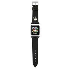 Original Case APPLE WATCH 38 / 40 / 41 MM Karl Lagerfeld Strap Saffiano Karl Heads (KLAWMOKHK) black 3666339033712