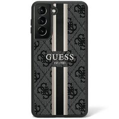 Original Case SAMSUNG GALAXY S23 ULTRA Guess Hardcase 4G Printed Stripe (GUHCS23LP4RPSK) black 3666339117450