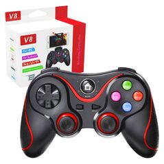 Techsuit Wireless Controller, 400mAh, BT 4.0 - Techsuit (V8) - Red 5949419206014 έως 12 άτοκες Δόσεις