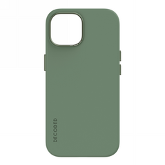 Decoded Silicone Case with MagSafe for iPhone 15 - green