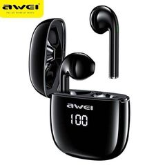 Bluetooth 5.0 TWS Headphones + AWEI Docking Station (T28P) black 6954284011334