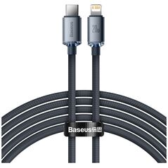 Baseus Crystal Shine cable USB-C to Lightning, 20W, PD, 2m (black) 6932172602772