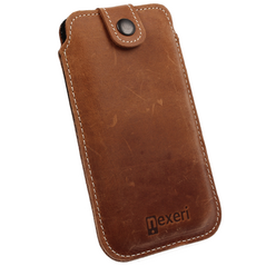 Sleeve Phone Case SAMSUNG GALAXY S24 ULTRA / A15 4G/5G / A25 5G Nexeri Leather Pocket XXL+ brown 5904161148869