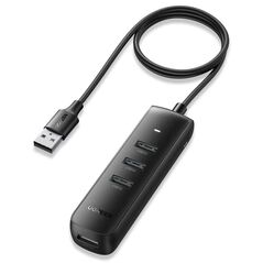 Adapter UGREEN CM416 4in1 USB to 4x USB 1m (black) 6941876226887