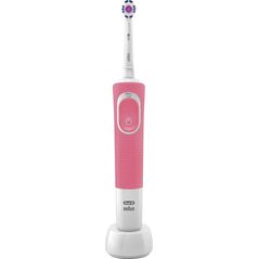 Oral-B Vitality 100 3D Λευκή ροζ οδοντόβουρτσα