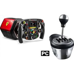 Thrustmaster T818 Ferrari SF1000 Simulator Direct Drive 10Nm τιμόνι (2960886) + μοχλός TH8A (4060059)