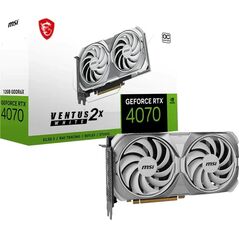 Κάρτα γραφικών MSI GeForce RTX 4070 Ventus 2X White OC 12GB GDDR6X