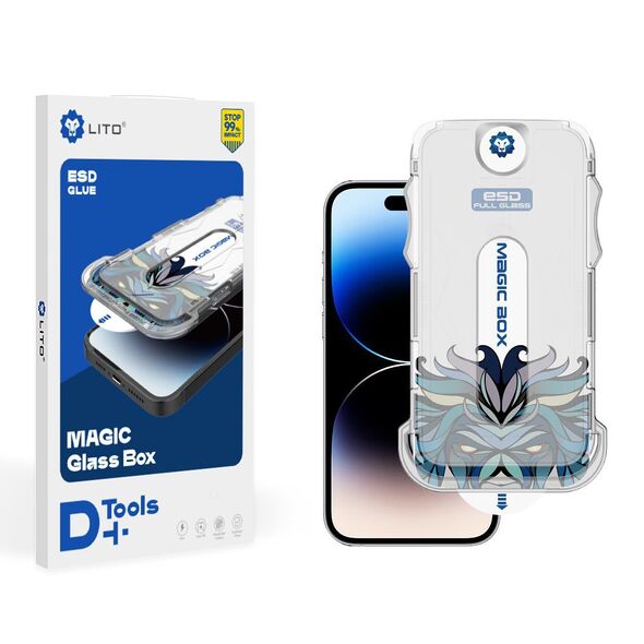 Lito Folie pentru iPhone 12 / 12 Pro - Lito Magic Glass Box D+ Tools - Clear 5949419073791 έως 12 άτοκες Δόσεις