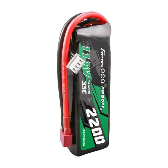 Gens ace Gens ace 35C 2200mAh 3S1P 11.1V Airsoft Gun Lipo Battery with T Plug 065554  GEA3522003SD έως και 12 άτοκες δόσεις 6928493309841