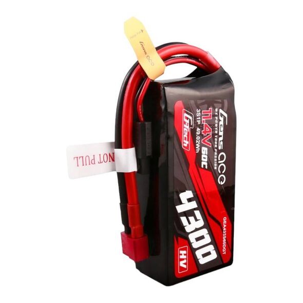 Gens ace Gens ace G-Tech 4300mAh 3S1P 11.4V 60C Lipo Battery with T-plug 065549  GEA433S60DGT έως και 12 άτοκες δόσεις 6928493309339