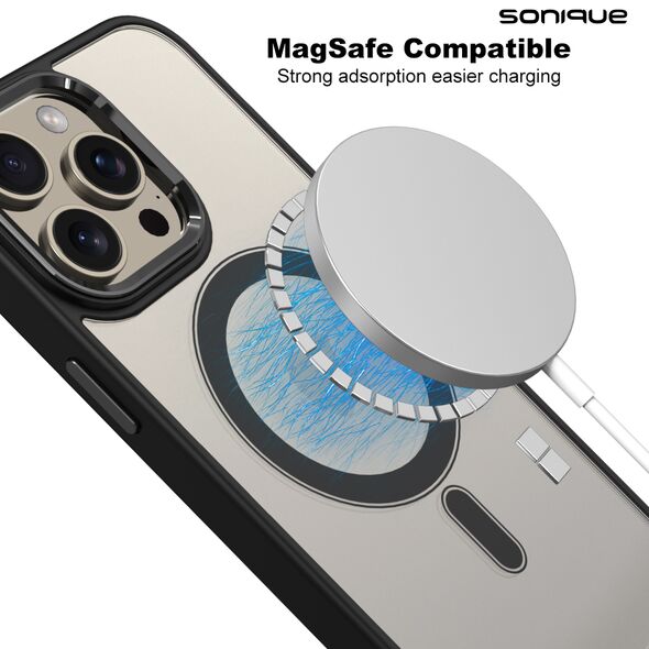 Θήκη Magnetic MagMetal Sonique Apple iPhone 15 Pro Μαύρο 5210312022002