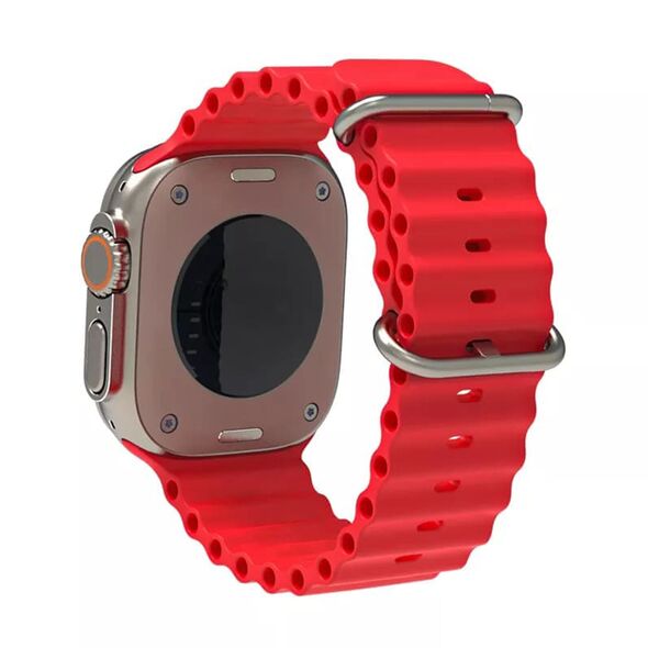 Techsuit Techsuit - Watchband (W038) - Apple Watch 1/2/3/4/5/6/7/8/9/SE/SE 2/Ultra/Ultra 2 (42/44/45/49mm) - Wine Red 5949419015371 έως 12 άτοκες Δόσεις