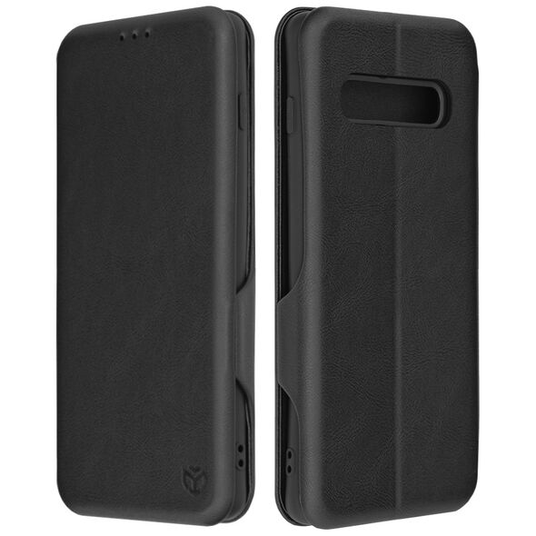 Techsuit Husa pentru Samsung Galaxy S10 Plus Techsuit Safe Wallet Plus, Black 5949419001145 έως 12 άτοκες Δόσεις