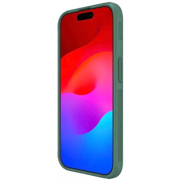 Nillkin Husa pentru iPhone 15 Pro - Nillkin Super Frosted Shield Pro - Deep Green 6902048265608 έως 12 άτοκες Δόσεις