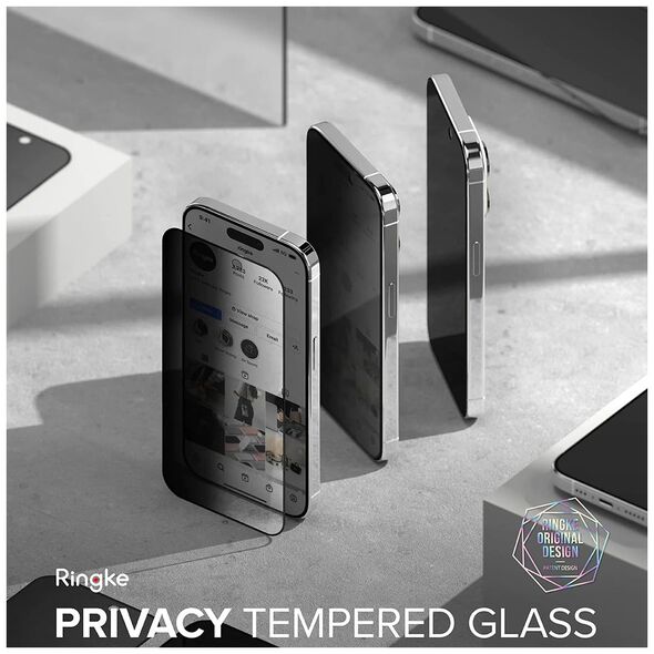 Ringke Case for iPhone 15 Pro - Ringke Tempered Glass - Privacy 8809919307994 έως 12 άτοκες Δόσεις