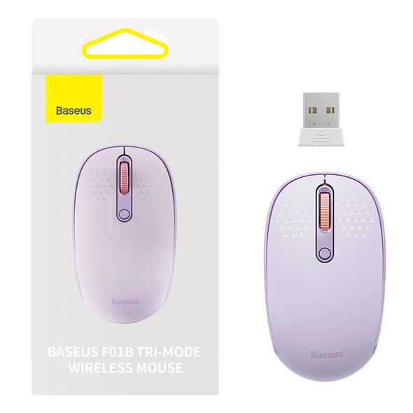 Baseus Mouse Fara Fir BT 5.0 - Baseus F01B (B01055503513-00) - Nebula Purple 6932172632861 έως 12 άτοκες Δόσεις