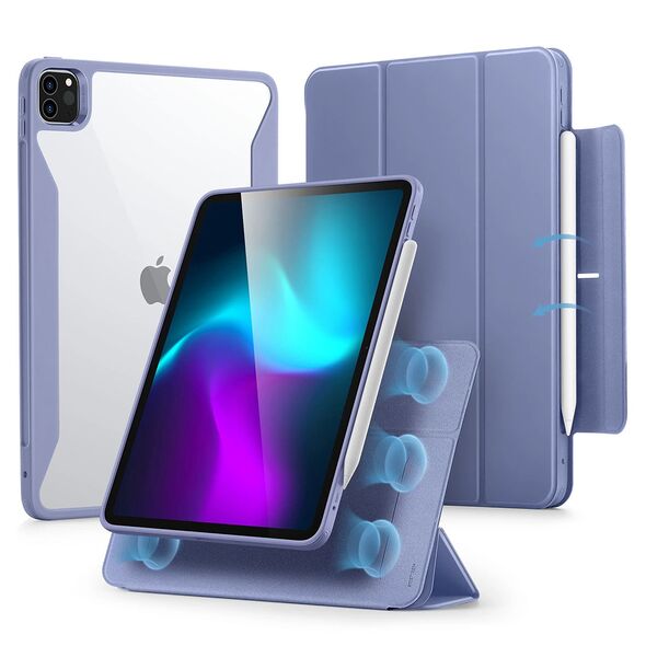 ESR Case for iPad Pro 11 (2024) - ESR Rebound Hybrid - Lavender 4894240193624 έως 12 άτοκες Δόσεις