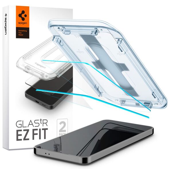 Spigen Folie pentru Samsung Galaxy S24 Plus (set 2) - Spigen Glas.tR EZ FIT - Clear 8809971223355 έως 12 άτοκες Δόσεις