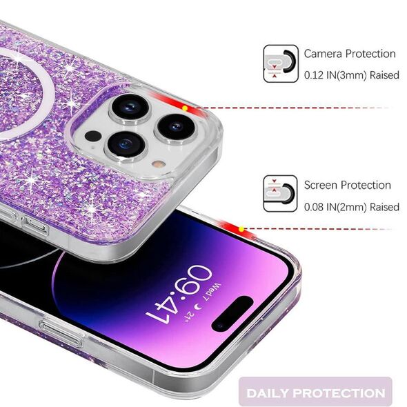 Techsuit Case for iPhone 13 - Techsuit Sparkly Glitter MagSafe - Magenta 5949419128361 έως 12 άτοκες Δόσεις