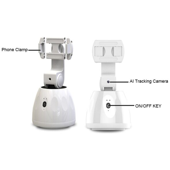 Techsuit Gimbal for Smart Phone, 1800mAh - Techsuit (Q3) - White 5949419123564 έως 12 άτοκες Δόσεις