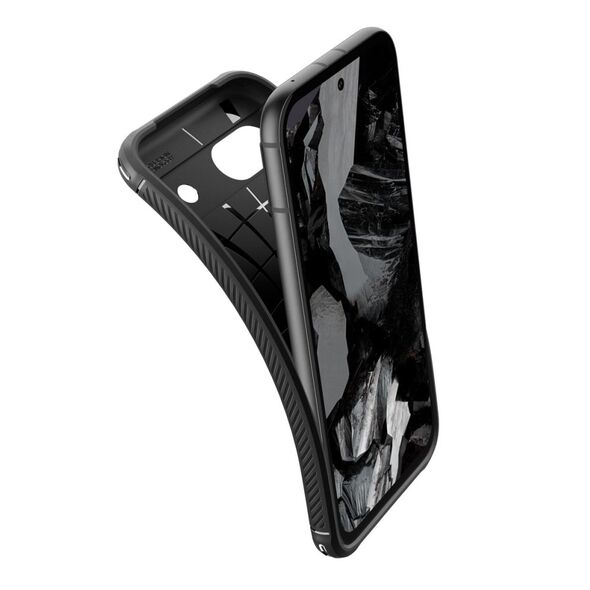 Spigen Case for Google Pixel 8a - Spigen Rugged Armor - Black 8809971221450 έως 12 άτοκες Δόσεις