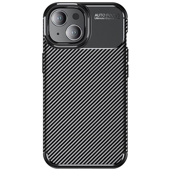 Techsuit Case for iPhone 16 Plus - Techsuit CarbonFiber - Black 5949419199231 έως 12 άτοκες Δόσεις