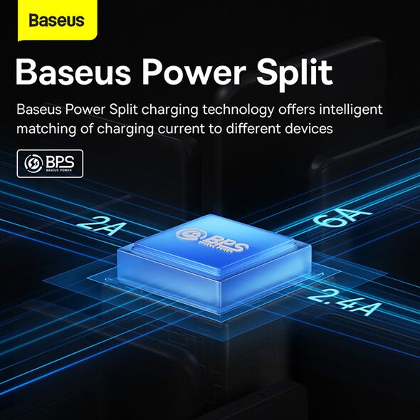 Baseus Data Cable 3in1, USB, 66W, 1.2m - Baseus Flash Series 2 (CASS040001) - Black 6932172618100 έως 12 άτοκες Δόσεις