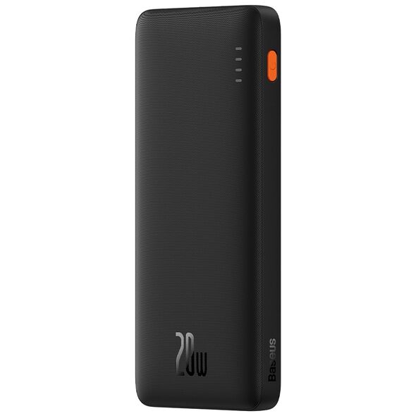 Baseus External USB Battery, Type-C, Micro-USB, 20W, 10000mAh + Type-C Cable - Baseus Airpow (PPQD090001) - Black 6932172626884 έως 12 άτοκες Δόσεις