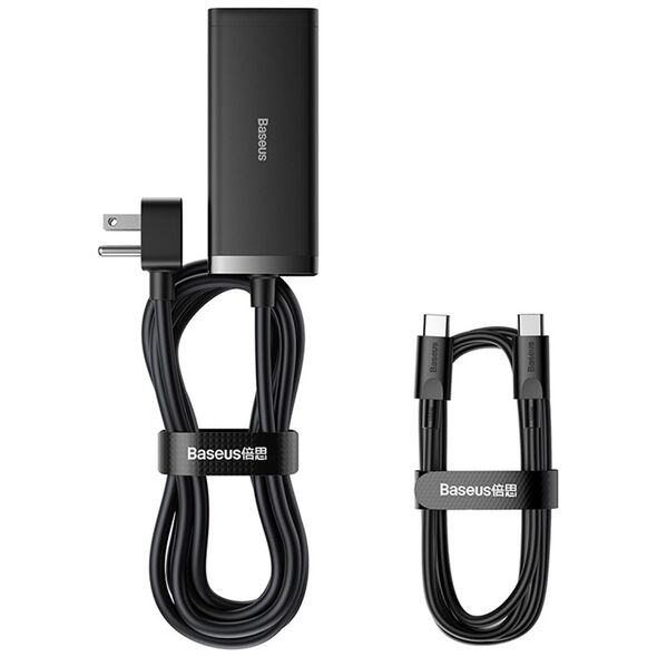 Baseus GaN3 Pro 100W Charger/Power Cable - Baseus (PSZM000201) - Black 6932172604219 έως 12 άτοκες Δόσεις