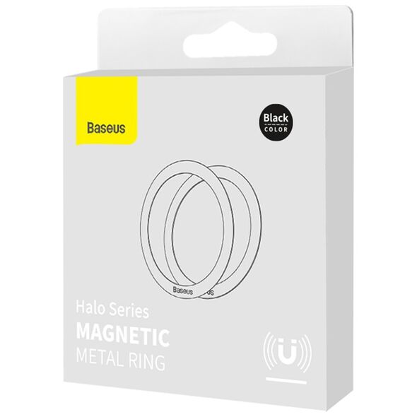 Baseus MagSafe Charging Ring Adapter (set 2) - Baseus Magnetic Series (PCCH000001) - Black 6932172612832 έως 12 άτοκες Δόσεις