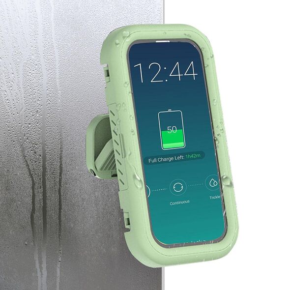 Techsuit Waterproof Retractable Phone Holder - Techsuit (LC-999) - White 5949419202863 έως 12 άτοκες Δόσεις