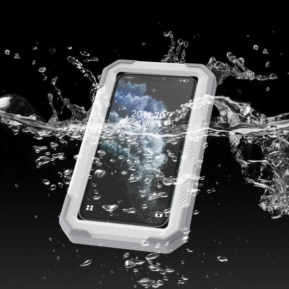 Techsuit Waterproof Touch Screen Phone Case - Techsuit (LC-888) - White / Gray 5949419202894 έως 12 άτοκες Δόσεις