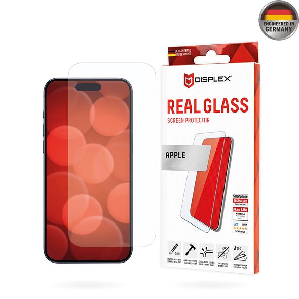 Displex Case for iPhone 16 - Displex Real Glass 2D - Clear 4028778124014 έως 12 άτοκες Δόσεις