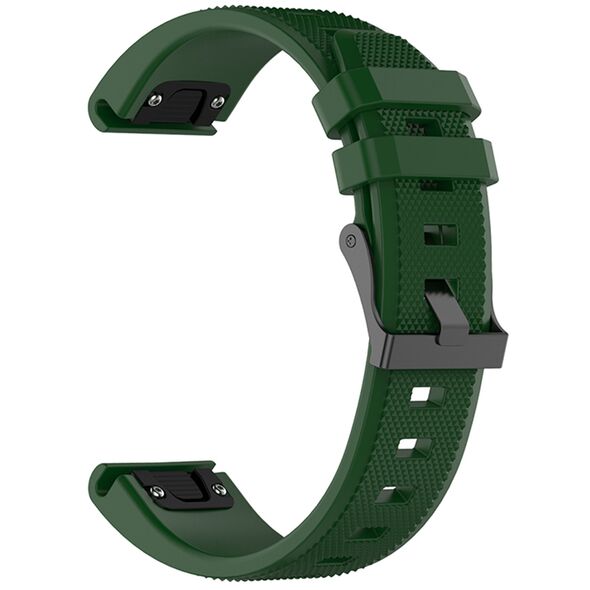 Techsuit Strap for Garmin Fenix 5/5 Plus 6/6 Pro/7/Forerunner 935/945/955/Approach S60/S62 - Techsuit Watchband QuickFit 22mm (W058) - Dark Green 5949419219038 έως 12 άτοκες Δόσεις