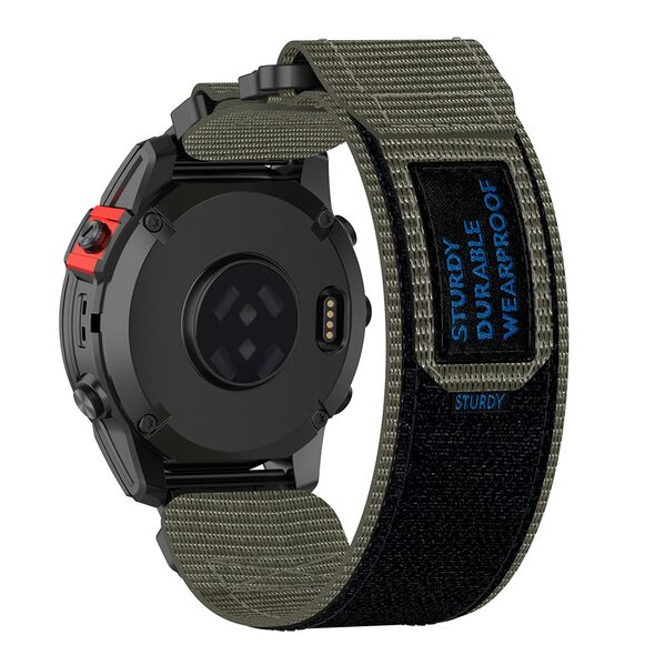 Techsuit Strap for Garmin Fenix 5/5 Plus 6/6 Pro/7/Forerunner 935/945/955/Approach S60/S62 - Techsuit Watchband QuickFit (W057) - Gray 5949419219229 έως 12 άτοκες Δόσεις