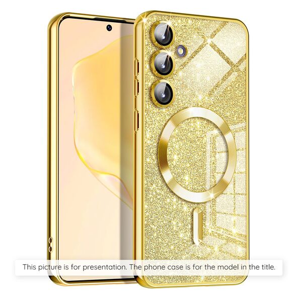 Techsuit Case for Samsung Galaxy A15 4G / A15 5G - Techsuit Luxury Glitter MagSafe - Gold 5949419221154 έως 12 άτοκες Δόσεις