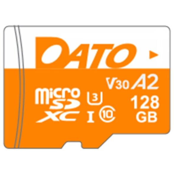 Dato Memory Card with Adaptor, Micro SDXC, 128GB, U3, A2, V30 - Dato Advance+ (DTTF128GU3A2V30AP) - Black 4711502862701 έως 12 άτοκες Δόσεις