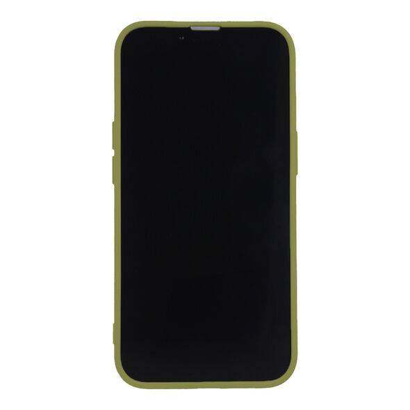 Silicon case for iPhone 16 6,1&quot; olive 5907457797819