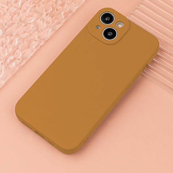 Silicon case for iPhone 13 6,1&quot; caramel 5907457797864