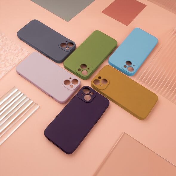 Silicon case for iPhone 16 Plus 6,7&quot; plum 5907457797512