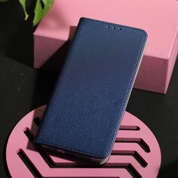 Smart Magnet case for Samsung Galaxy M35 5G navy blue 5900495037039