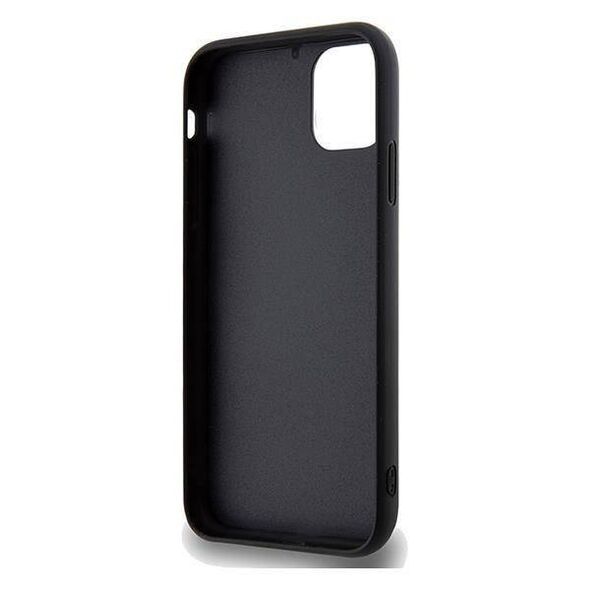 Original Case IPHONE 11 / XR Guess Hardcase Disco Metal Script (GUHCN61PMSDGSK) black 3666339173333