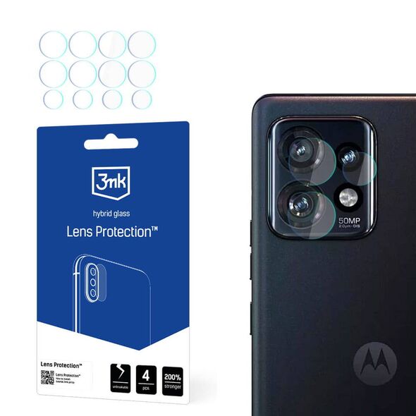 Hybrid Glass for Camera / Lens MOTOROLA EDGE 50 PRO 3mk Flexible Glass Lens 5903108559553