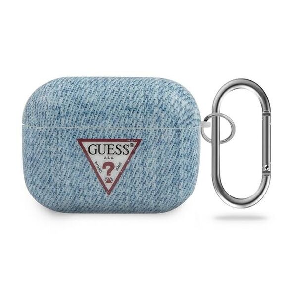 Guess GUACAPTPUJULLB AirPods Pro cover blue/light blue Jeans Collection 3700740485644