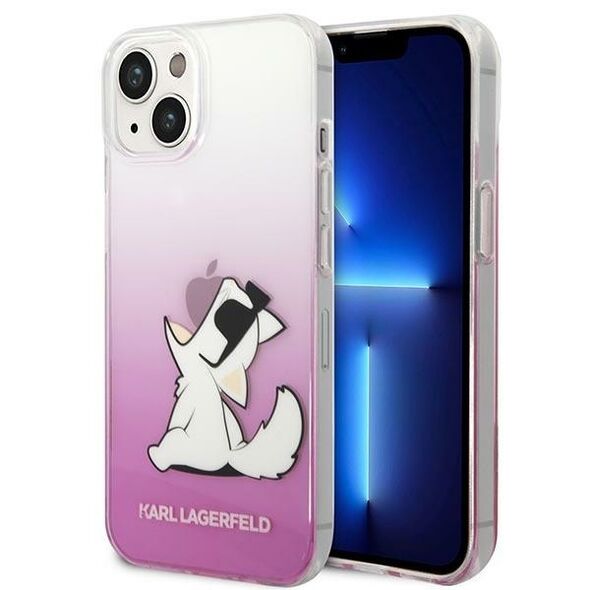 Karl Lagerfeld KLHCP14MCFNRCPI iPhone 14 Plus 6.7 &quot;hardcase pink / pink Choupette Fun 3666339086534