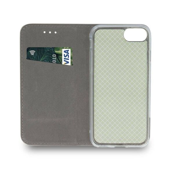 Case MOTOROLA MOTO G13 / G23 Wallet with a Flap Leatherette Holster Magnet Book dark green 5900495075901