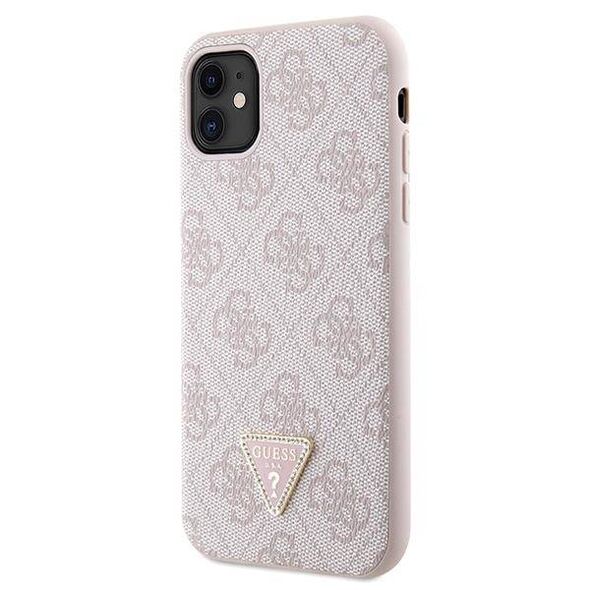 Original Case IPHONE 11 / XR Guess Hardcase Crossbody 4G Metal Logo (GUHCN61P4TDSCPP) pink 3666339147129