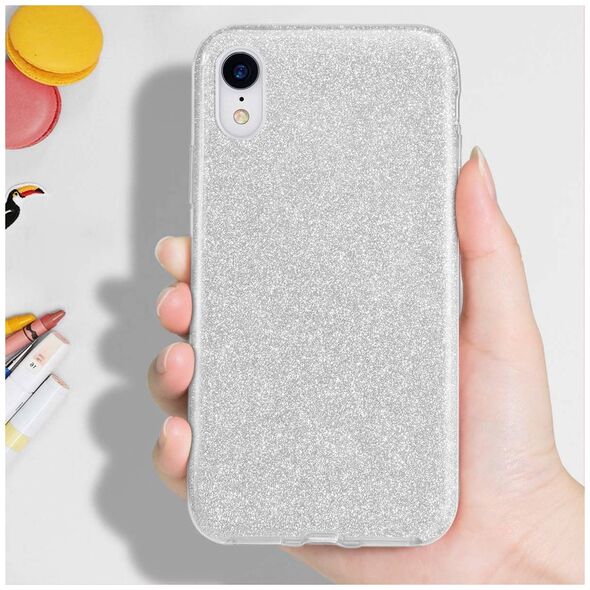 Case SAMSUNG GALAXY A25 5G Glitter silver 5907457723320