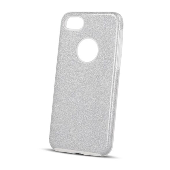 Glitter 3in1 case for iPhone XR silver 5900495704214